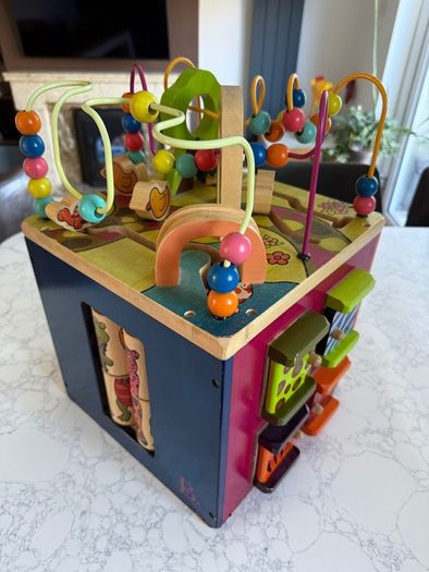 Zany zoo activity cube