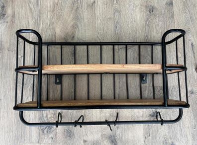 Coffee cup display shelf