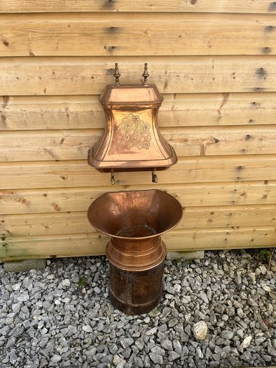 Antique French Copper Water Fountain