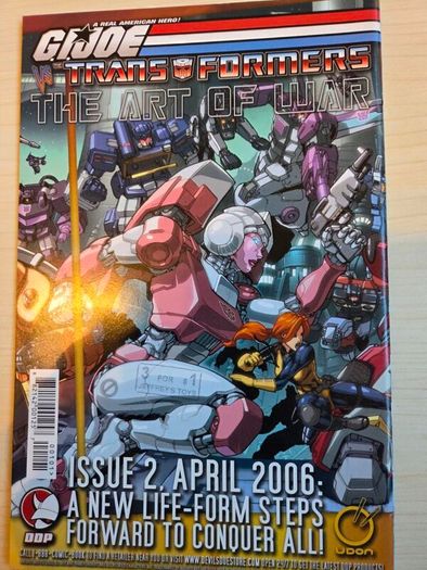Gi joe vrs transformers comic