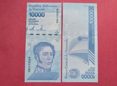 Venezuela  10000 Bolivares  2019  Pick 109a   ( Uncirculated )