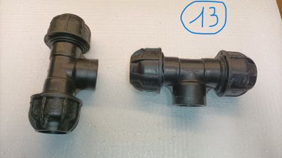 Drip irrigation and plastic compression fittings - see description