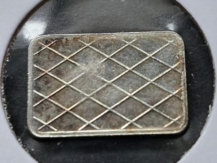 1 gram Silver .999 Tank Bar