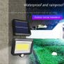 100 LED Solar Power PIR Motion Sensor Security & Floodlights Outdoor Garden Light Security Flood Lamps Image 4