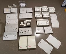 Various outlets, switches etc