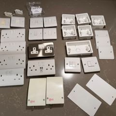 Various outlets, switches etc