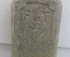 Old telecom marker post