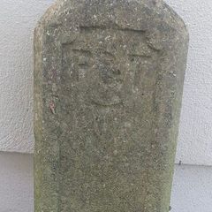 Old telecom marker post