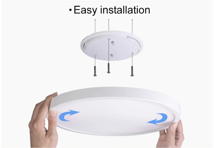 9inch 24w Large Led Ceiling Lamp for bedroom Lamps Room Lights Lighting Fixture Ultrathin Led Ceiling Light For Living Room kitchen