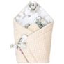 Handmade minky baby swaddle wrap and blanket Image 2