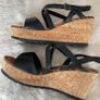Marco Tozzi Wedge Sandals - Black- Size 40 Image 2