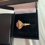 9ct gold ring with amethyst stone Image 2