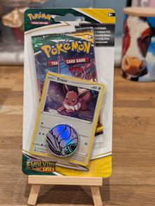 Evolving skies sealed blister pack with Eevee promo card