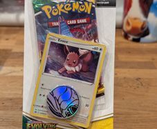 Evolving skies sealed blister pack with Eevee promo card