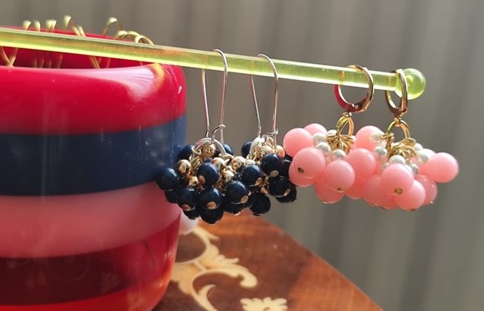 Handmade Earrings Vintage Japanese 1960s