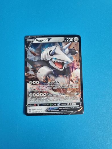 Aggron V (096/172) Pokemon Card from Brilliant Stars