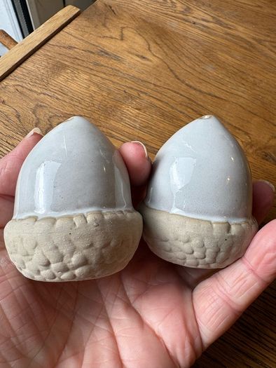 New acorn salt and pepper shakers