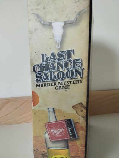 Last Chance Saloon Murder Mystery Game Professor Puzzle BRAND NEW