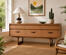 Restored mid century teak sideboard incorrectly attributed to McIntosh - it is by William Lawrence