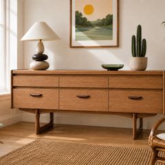 Restored mid century teak sideboard incorrectly attributed to McIntosh - it is by William Lawrence