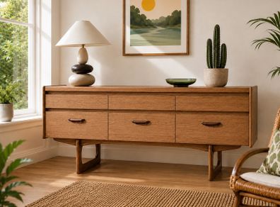 Restored 1960s Teak Mid-Century Sideboard by William Lawrenc