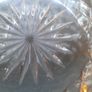 Vintage 60's/70's Large Diamond Crystal Dessert/Cut Salad/Vegetable Serving Bowl Image 3