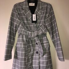 BNWT 4th & Reckless blazer dress 10 checked