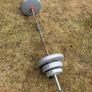 35kg Weights with 5ft Barbell and clips Image 4