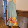 Girls summer dress & leggings age 8 Image 2