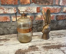 vintage paraffin bottle
