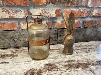 vintage paraffin bottle