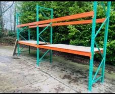 20ft Pallet Racking Set Up - Larger Quantity And Different Sizes Available