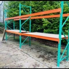 20ft Pallet Racking Set Up - Larger Quantity And Different Sizes Available