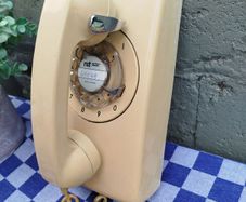 Vintage Wall Hung rotary Phone