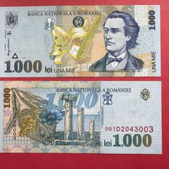 Romania  1,000  Lei  1998  Pick 106 ( Uncirculated )