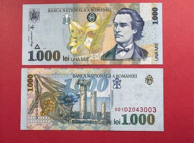 Romania  1,000  Lei  1998  Pick 106 ( Uncirculated )