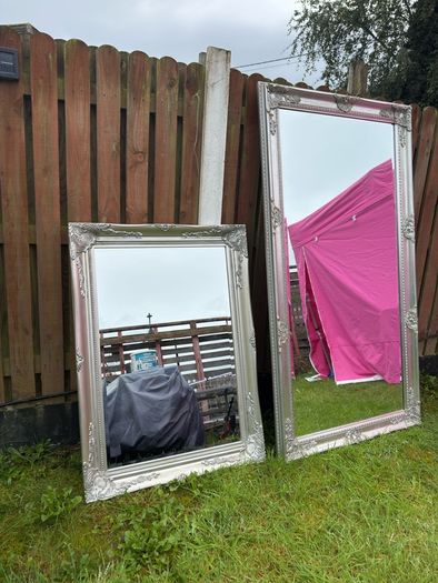 Large wall mirror