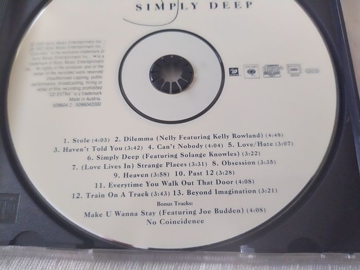 Kelly Rowland - Simply Deep Cd
