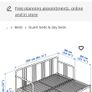 Ikea black metal bed frame Image 2