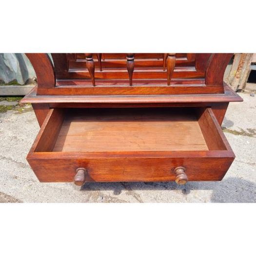 Antique Canterbury Magazine Rack KAS810