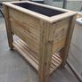 Handmade Raised Garden Planter  Solid treated Wood (1m)  (dog not included ) Image 4
