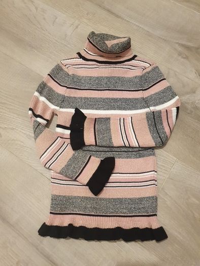 Girls high neck knitwear