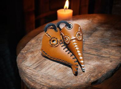 dr plague mask keychain