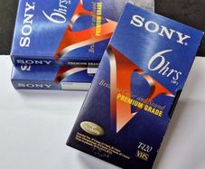 Lot of 3x Sony T-120 Premium Grade VHS Tape Sleeves