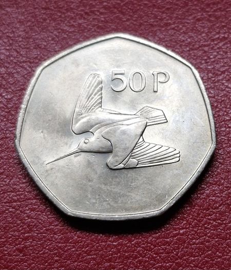 Ireland 1983 50P Fifty Pence Excellent coin