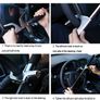 BRAND NEW Universal Car Steering Wheel Anti Theft Lock Car Security Parking Lock Adjustable U Shape Anti Theft Lock for SUV Truck Image 6