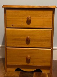 Bedside drawers for sale , pine perfect condition