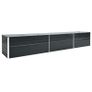 Garden Raised Bed Galvanised Steel 480x80x77 cm Anthracite Image 2