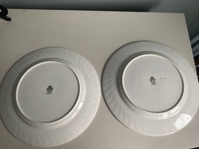 Ansley pair of  dinner plates