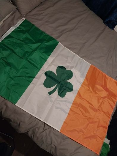 Irelamd flags for the match 6 to choose from
